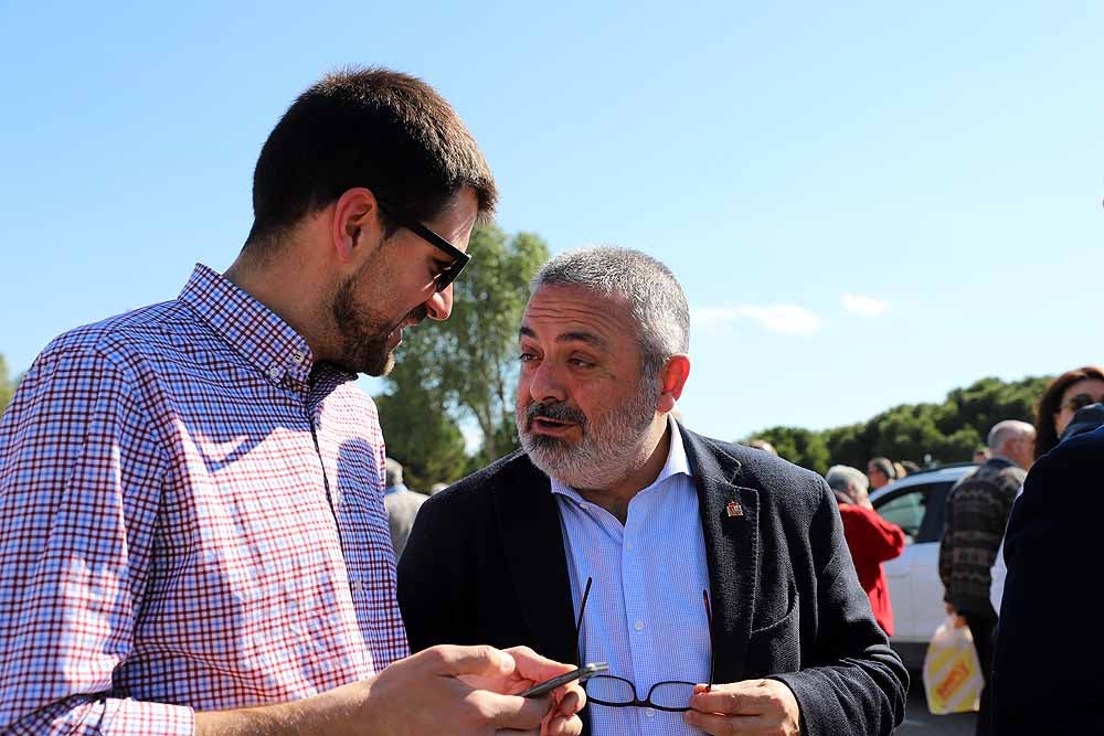 El presidente de la Junta, Juan Vicente Herrera, ha inaugurado la feria pero ha estado acompañado de políticos locales y provinciales, además de los candidatos a la Junta Alfonso Fernández Mañueco y Francisco Igea