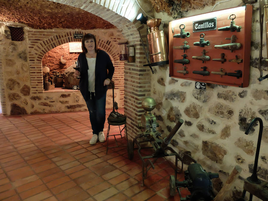 Una estancia del Museo del Vino del Rincón del Pasado. 