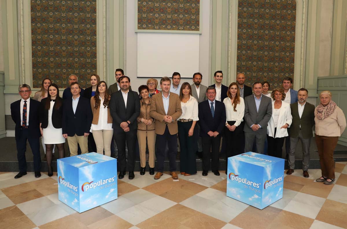 El PP presenta en sociedad su candidatura para el Ayuntamiento de Burgos. 