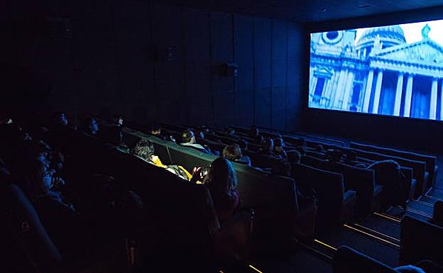 Una sala de cine.