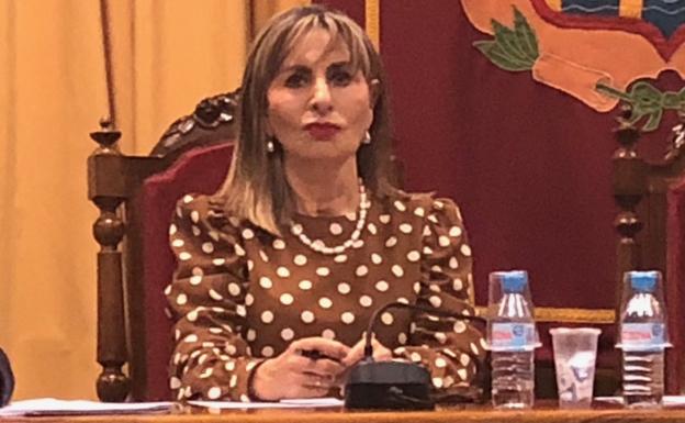 La concejala de Cultura del Ayuntamiento de Aranda de Duero, Azucena Esteban. 