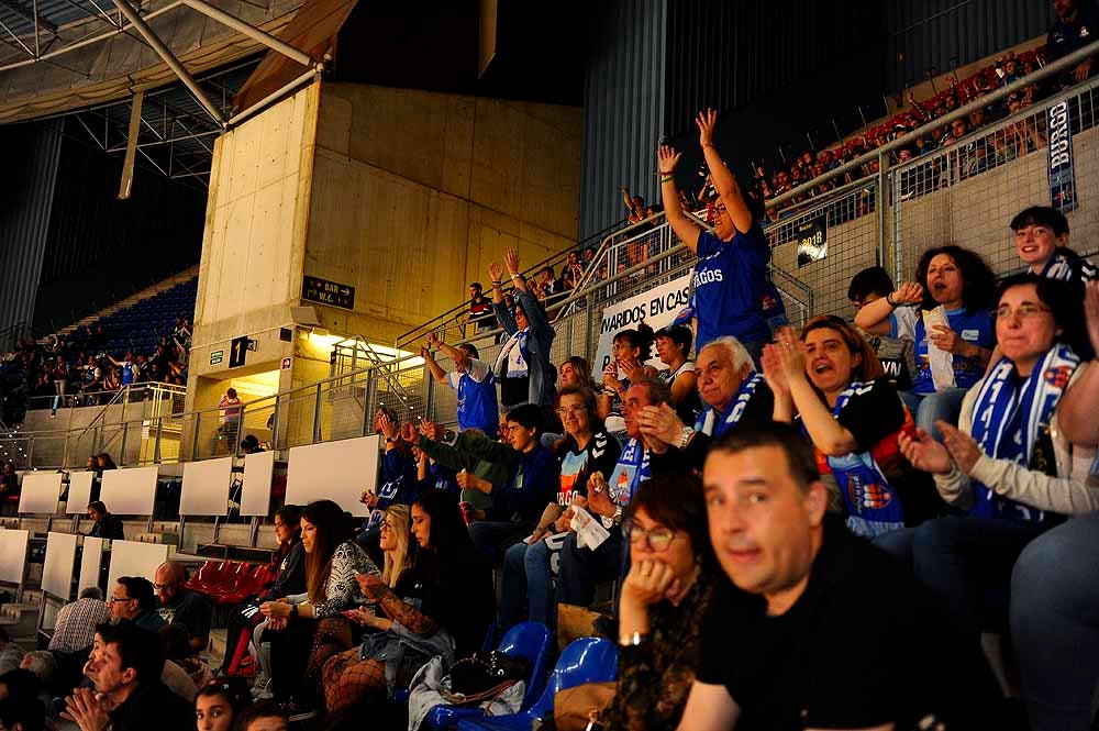 El San Pablo Burgos ha contado con mucha afición burgalesa en su encuentro ante el Baskonia en el Buesa Arena