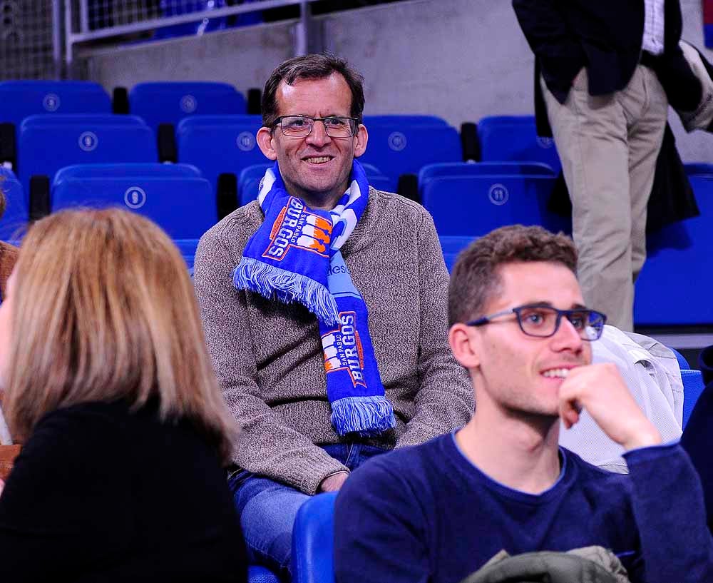 El San Pablo Burgos ha contado con mucha afición burgalesa en su encuentro ante el Baskonia en el Buesa Arena