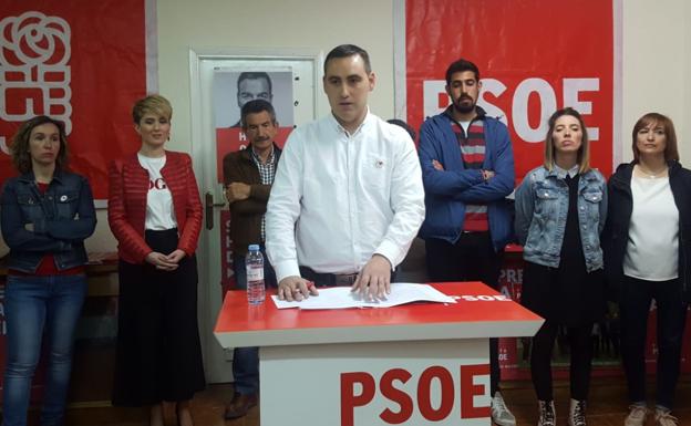 Álvaro Morales, candidato del PSOE a la Alcaldía de Briviesca. 