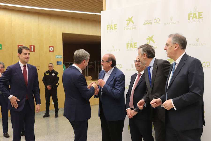 La patronal burgalesa ha entregado esta tarde del FAE de Oro al empresario Javier Herrán y ha reconocido la labor de Pedro Ramos Rodríguez con el premio Directivo del año