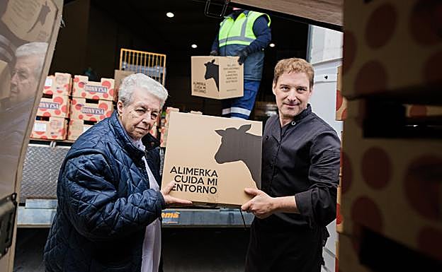 La Fundación Alimerka donó alimentos por un valor superior a los 109.000 euros en 2018 a tres entidades sociales burgalesas