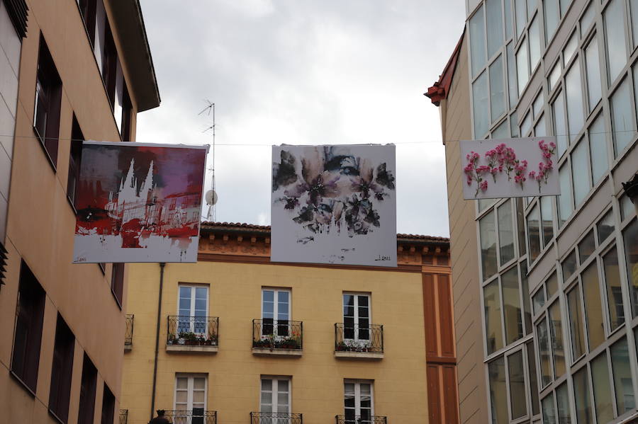 Las flores llenarán de color el centro de la ciudad de Burgos durante todo el fin de semana con motivo de la séptima edición de la Fiesta de las Flores.