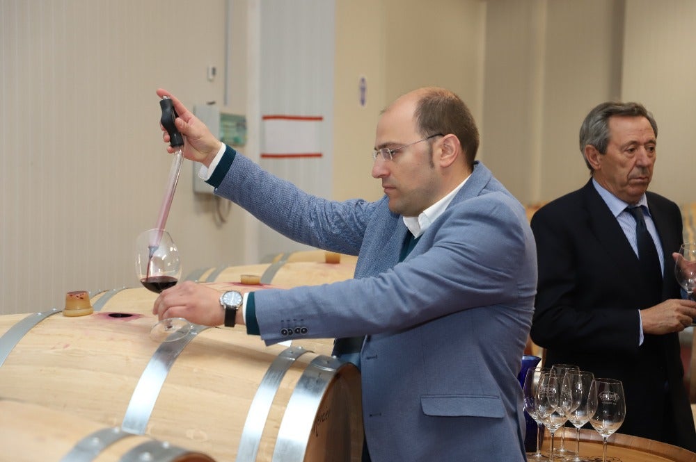 El presidente de la Junta de Castilla y León, Juan Vicente Herrera, ha inaugurado el Centro de Protos de Alta Tecnología de Elaboración en Anguix (Burgos)