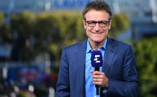 Mats Wilander, extenista y comentarista de Eurosport. 