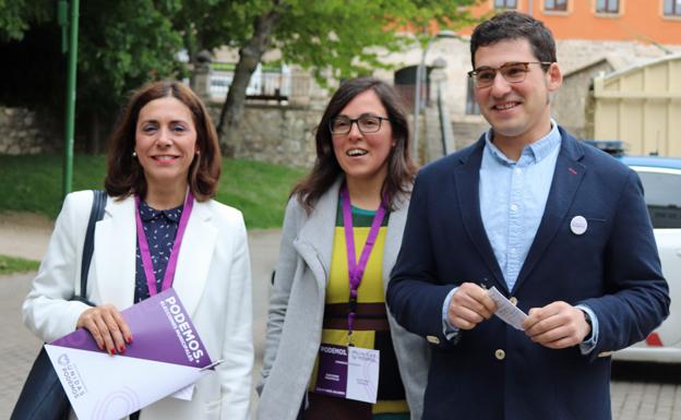 Raúl Salinero, Laura Domínguez y Margarita Arroyo