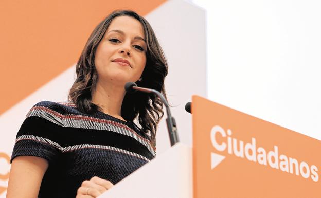 Inés Arrimadas, portavoz de Ciudadanos