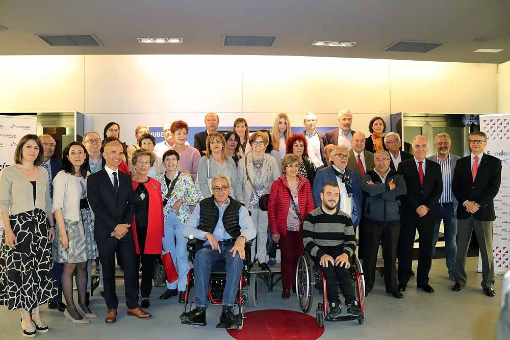 Imágenes del acto de presentación de los acuerdos de las fundaciones Cajacírculo y de Ibercaja con motivo de la convocatoria de ayudas de interés social convocadas por ambas fundaciones. 