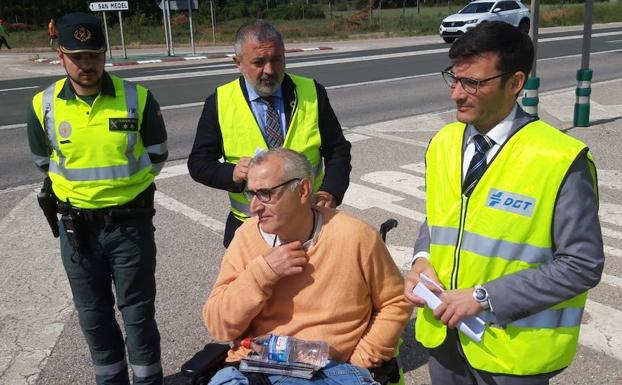 Presentación de la campaña especial de la DGT en Burgos. 