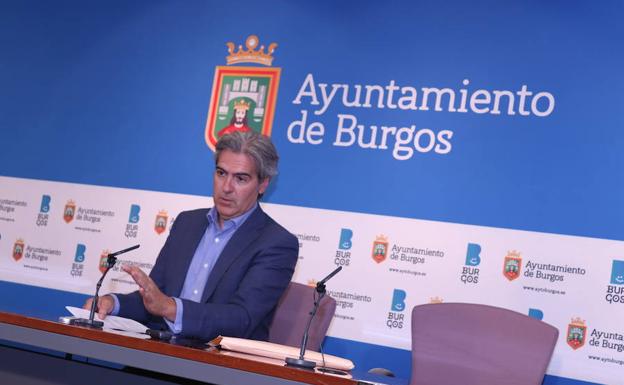 Jesús Ortego durante su comparecencia