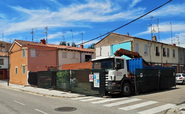 Bloque dos de la Barriada Inmaculada de Burgos.