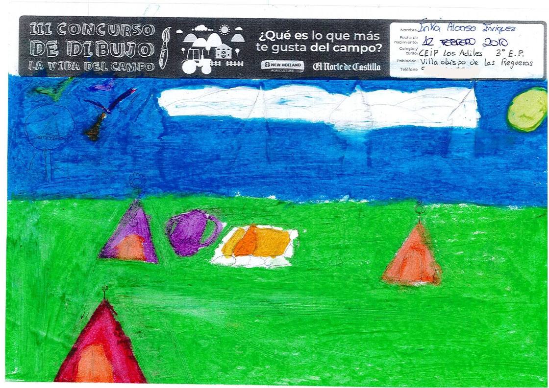 Fotos: Trabajos de 3º de Primaria en la modalidad de dibujo del III Concurso de Dibujo y Cómic &#039;La vida del campo&#039;