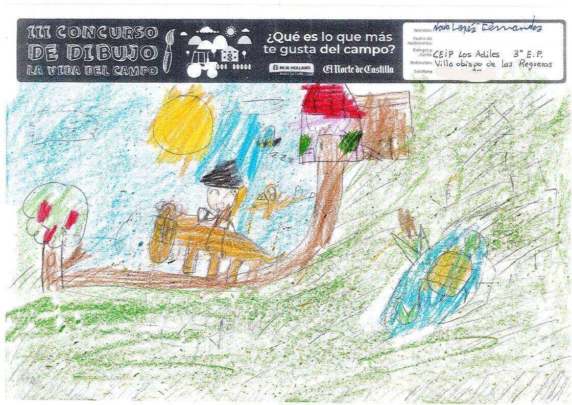 Fotos: Trabajos de 3º de Primaria en la modalidad de dibujo del III Concurso de Dibujo y Cómic &#039;La vida del campo&#039;