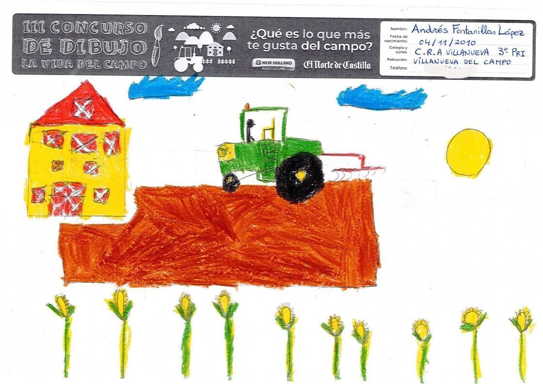 Fotos: Trabajos de 3º de Primaria en la modalidad de dibujo del III Concurso de Dibujo y Cómic &#039;La vida del campo&#039;