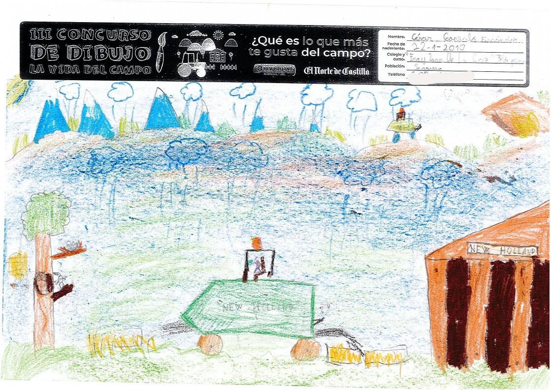 Fotos: Trabajos de 3º de Primaria en la modalidad de dibujo del III Concurso de Dibujo y Cómic &#039;La vida del campo&#039;