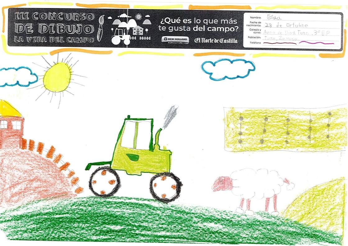 Fotos: Trabajos de 3º de Primaria en la modalidad de dibujo del III Concurso de Dibujo y Cómic &#039;La vida del campo&#039;