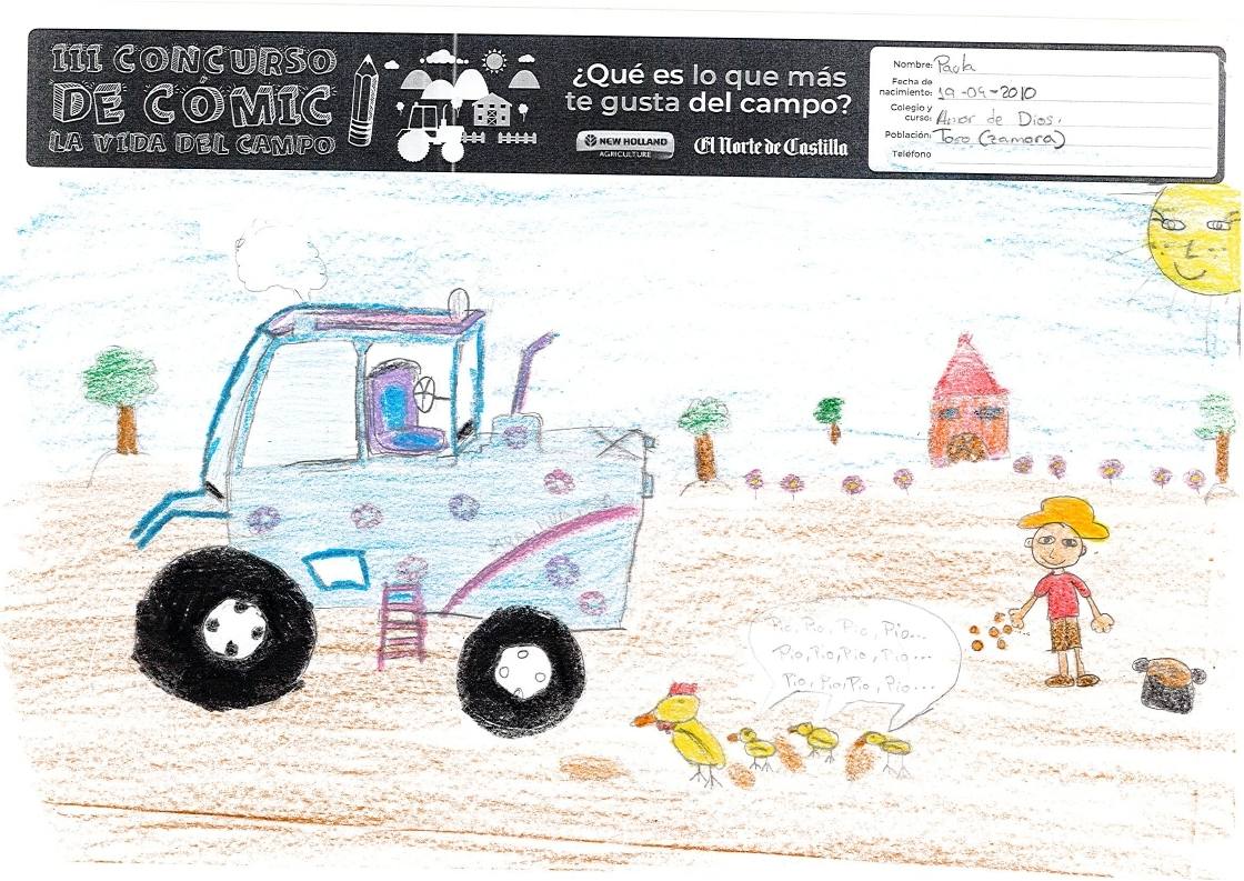 Fotos: Trabajos de 3º de Primaria en la modalidad de dibujo del III Concurso de Dibujo y Cómic &#039;La vida del campo&#039;