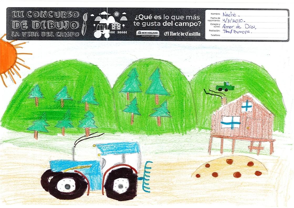 Fotos: Trabajos de 3º de Primaria en la modalidad de dibujo del III Concurso de Dibujo y Cómic &#039;La vida del campo&#039;