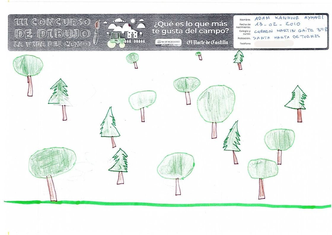 Fotos: Trabajos de 3º de Primaria en la modalidad de dibujo del III Concurso de Dibujo y Cómic &#039;La vida del campo&#039;