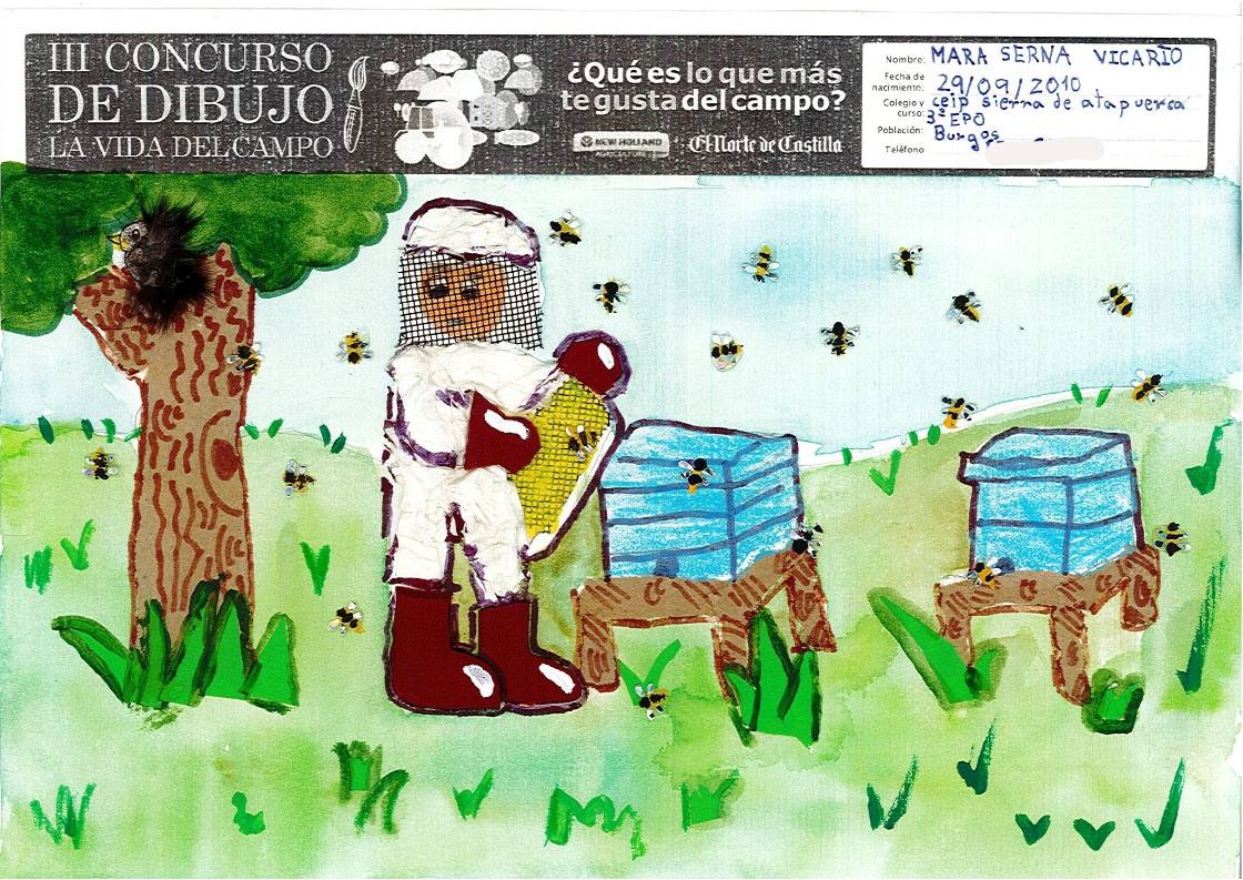 Fotos: Trabajos de 3º de Primaria en la modalidad de dibujo del III Concurso de Dibujo y Cómic &#039;La vida del campo&#039;