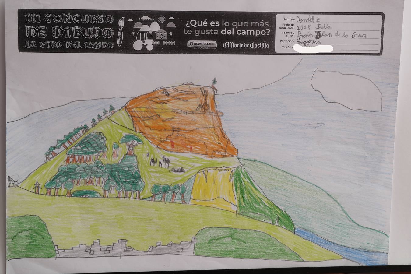 Fotos: Trabajos de 4º de Primaria en la modalidad de dibujo del III Concurso de Dibujo y Cómic &#039;La vida del campo&#039;