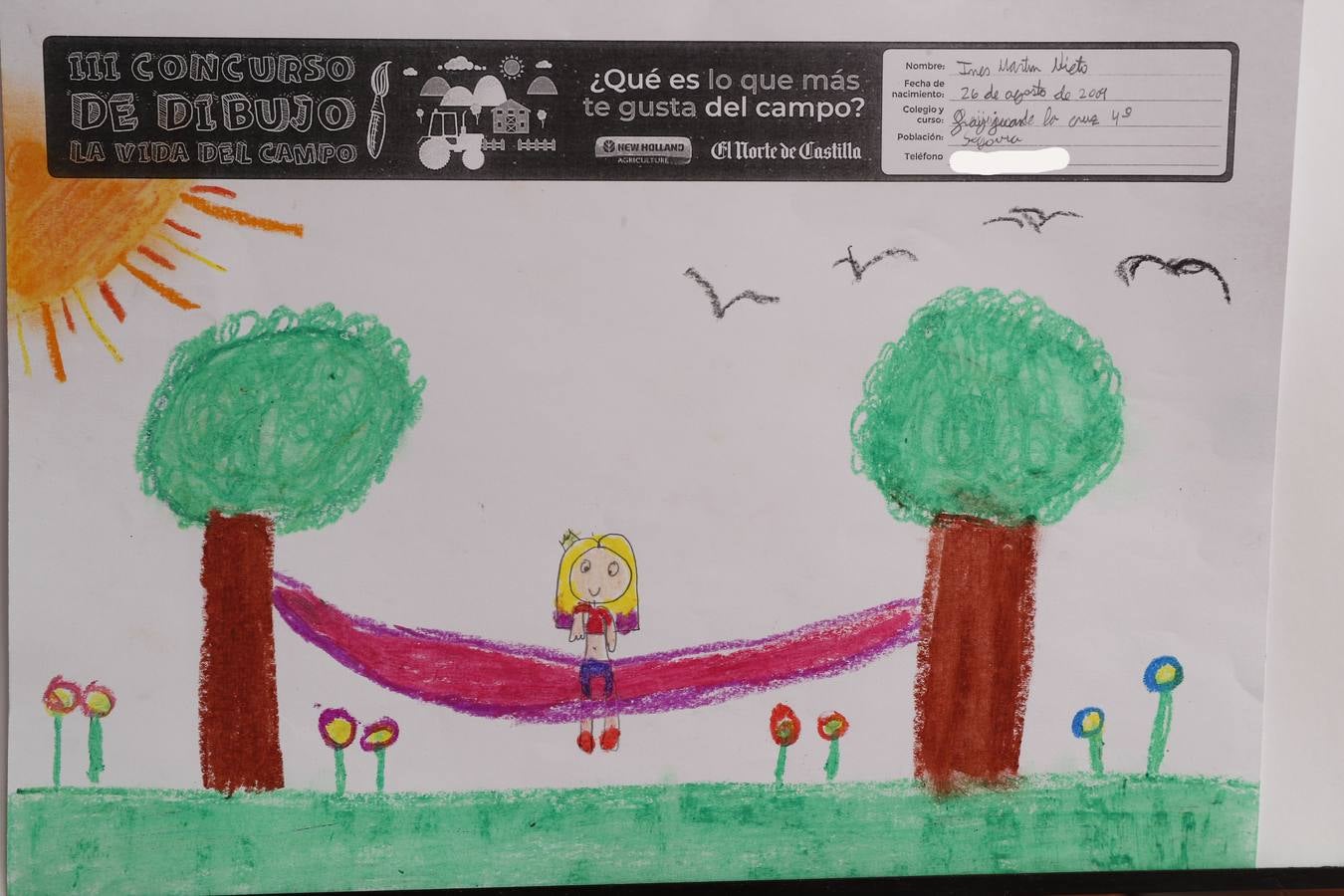 Fotos: Trabajos de 4º de Primaria en la modalidad de dibujo del III Concurso de Dibujo y Cómic &#039;La vida del campo&#039;