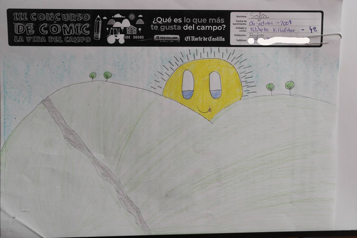 Fotos: Trabajos de 4º de Primaria en la modalidad de dibujo del III Concurso de Dibujo y Cómic &#039;La vida del campo&#039;