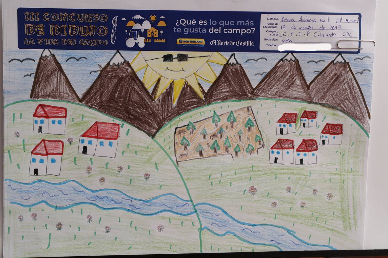 Fotos: Trabajos de 4º de Primaria en la modalidad de dibujo del III Concurso de Dibujo y Cómic &#039;La vida del campo&#039;