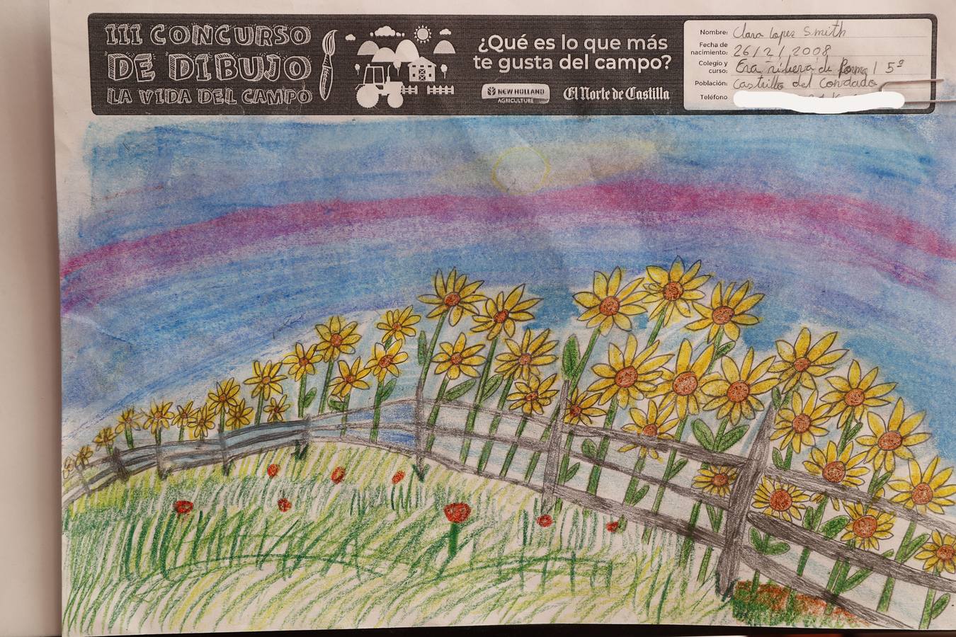 Fotos: Trabajos de 5º de Primaria en la modalidad de dibujo del III Concurso de Dibujo y Cómic &#039;La vida del campo&#039;