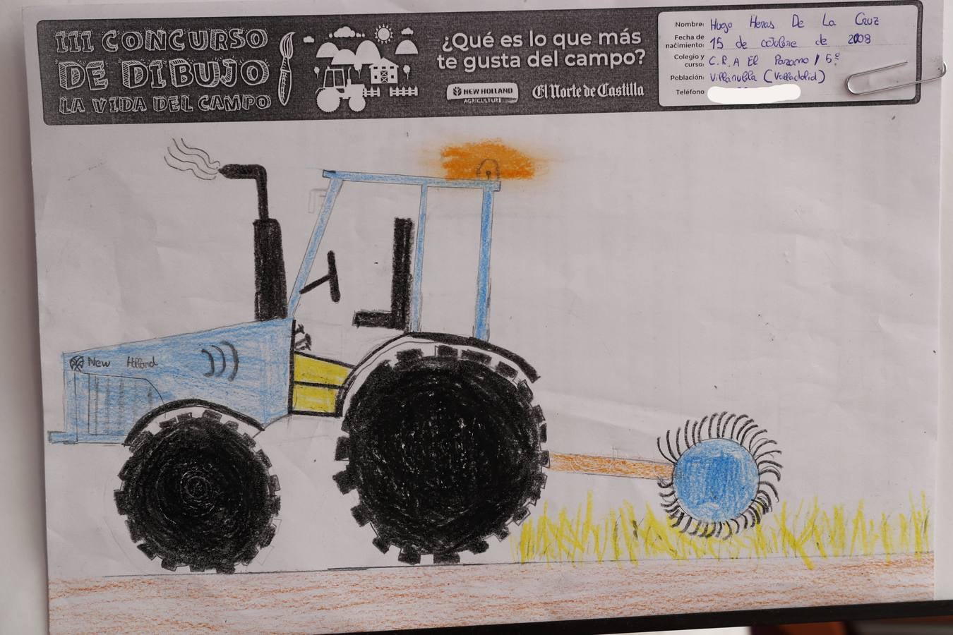 Fotos: Trabajos de 5º de Primaria en la modalidad de dibujo del III Concurso de Dibujo y Cómic &#039;La vida del campo&#039;