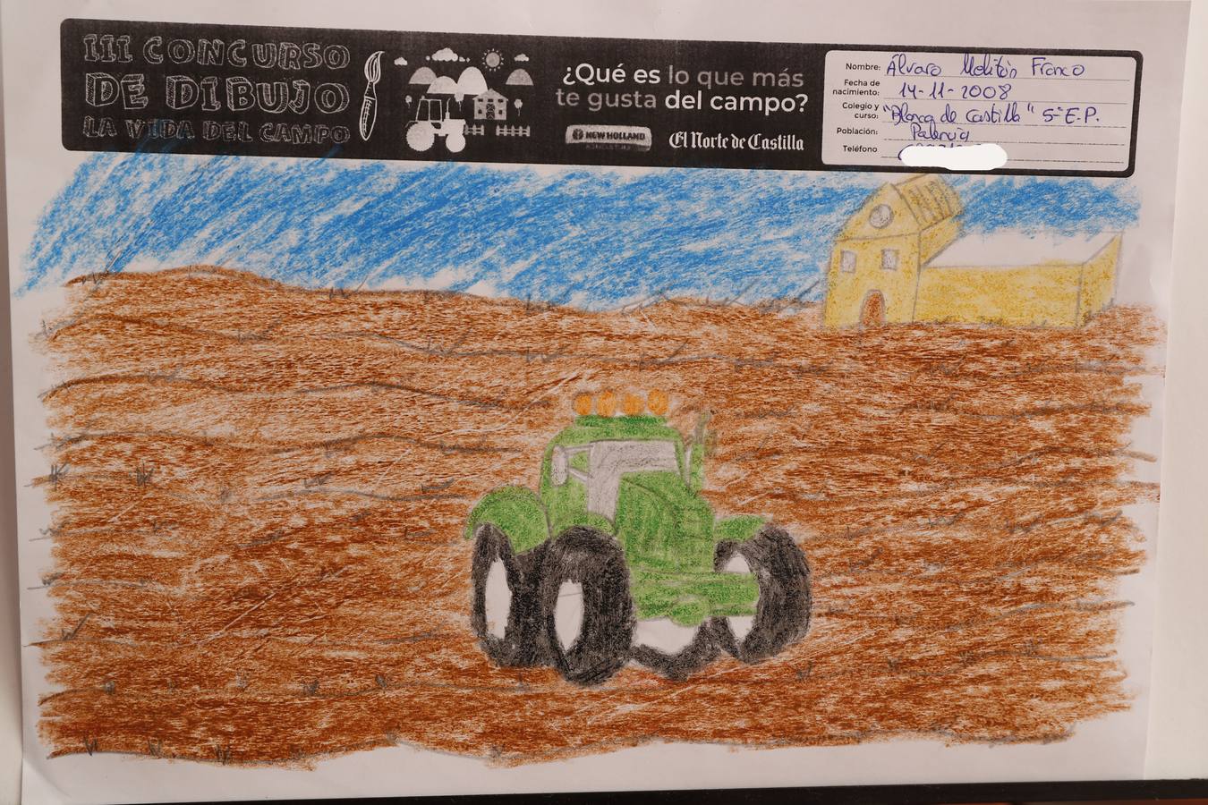 Fotos: Trabajos de 5º de Primaria en la modalidad de dibujo del III Concurso de Dibujo y Cómic &#039;La vida del campo&#039;