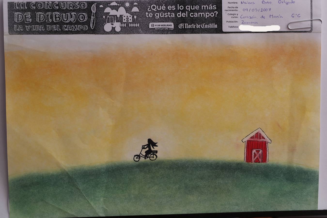 Fotos: Trabajos de 6º de Primaria en la modalidad de dibujo del III Concurso de Dibujo y Cómic &#039;La vida del campo&#039;