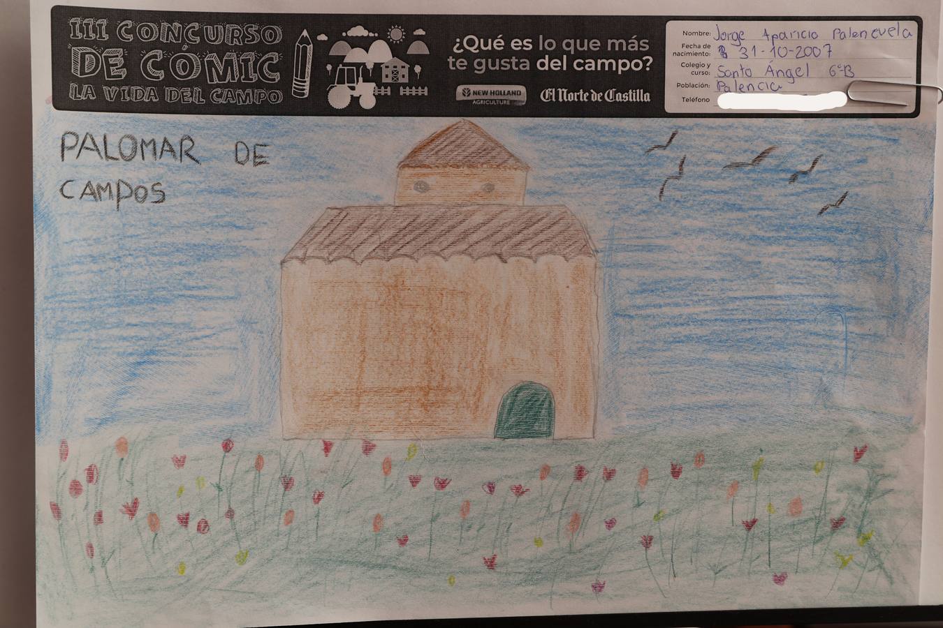 Fotos: Trabajos de 6º de Primaria en la modalidad de dibujo del III Concurso de Dibujo y Cómic &#039;La vida del campo&#039;