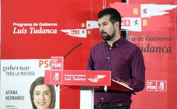 Luis Tudanca, líder de los socialistas castellano y leoneses. 