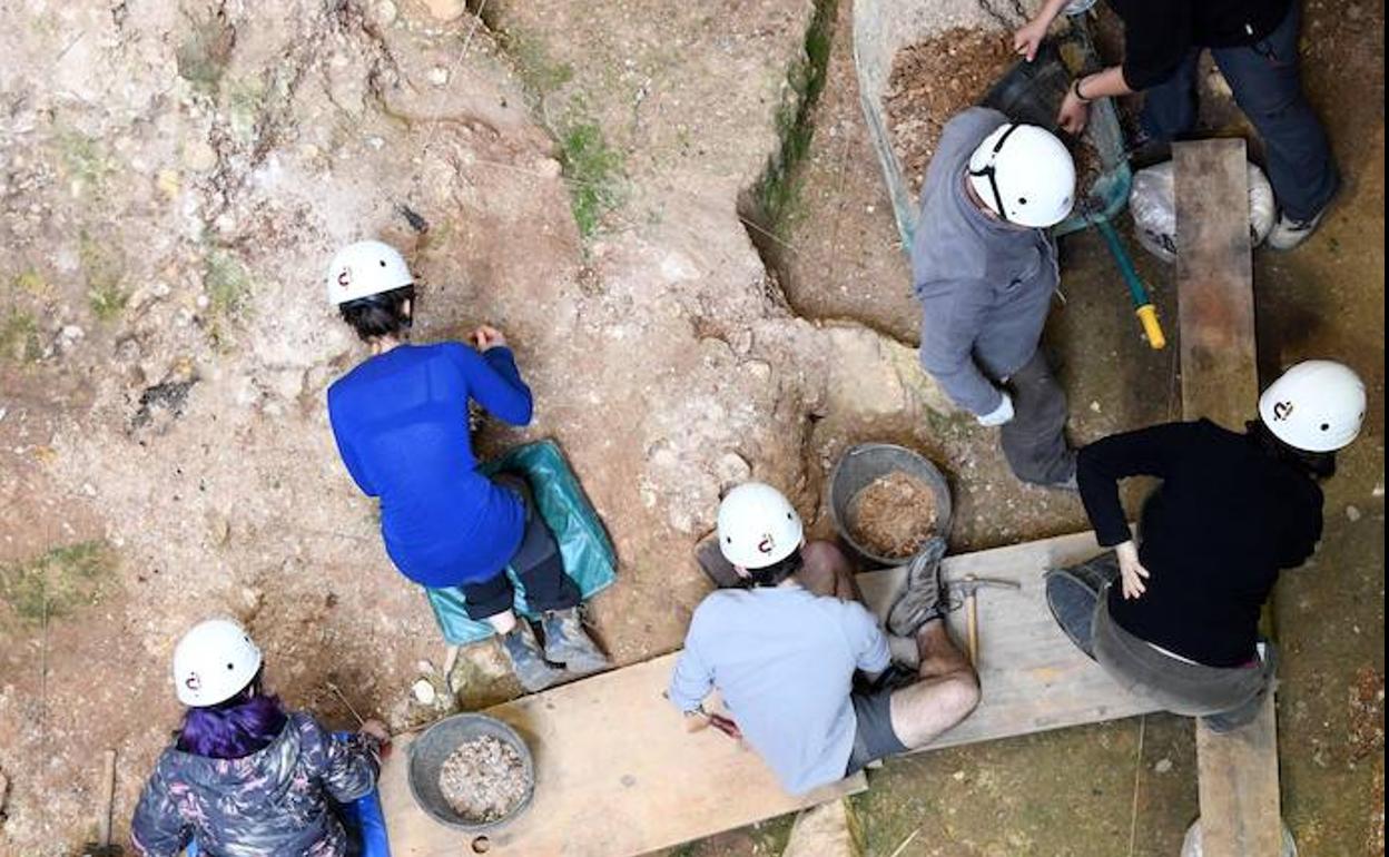 Imagen de los yacimientos de Atapuerca