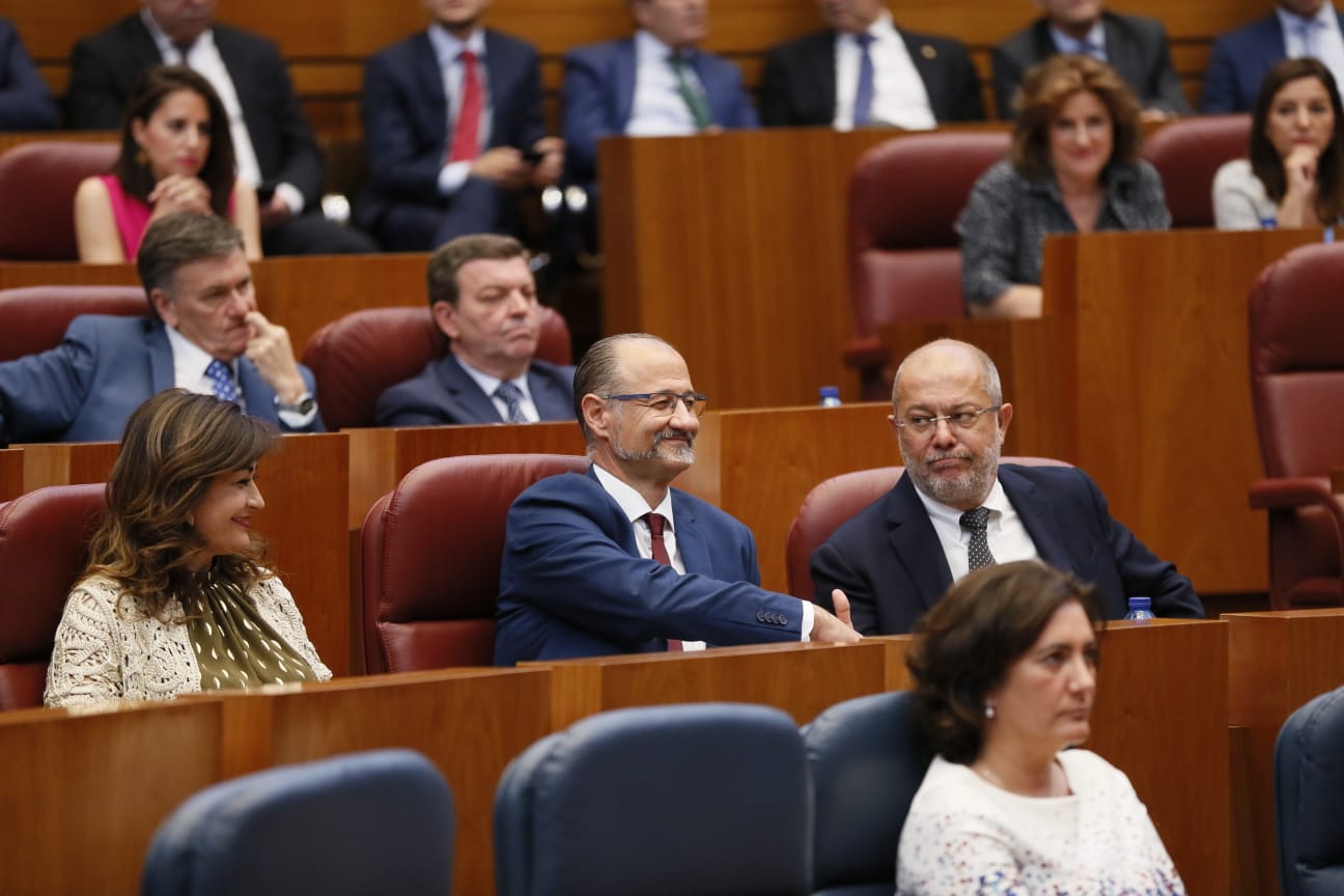 El procurador electo de Ciudadanos Luis Fuentes es proclamado presidente de la institución regiona en su décima legislatura