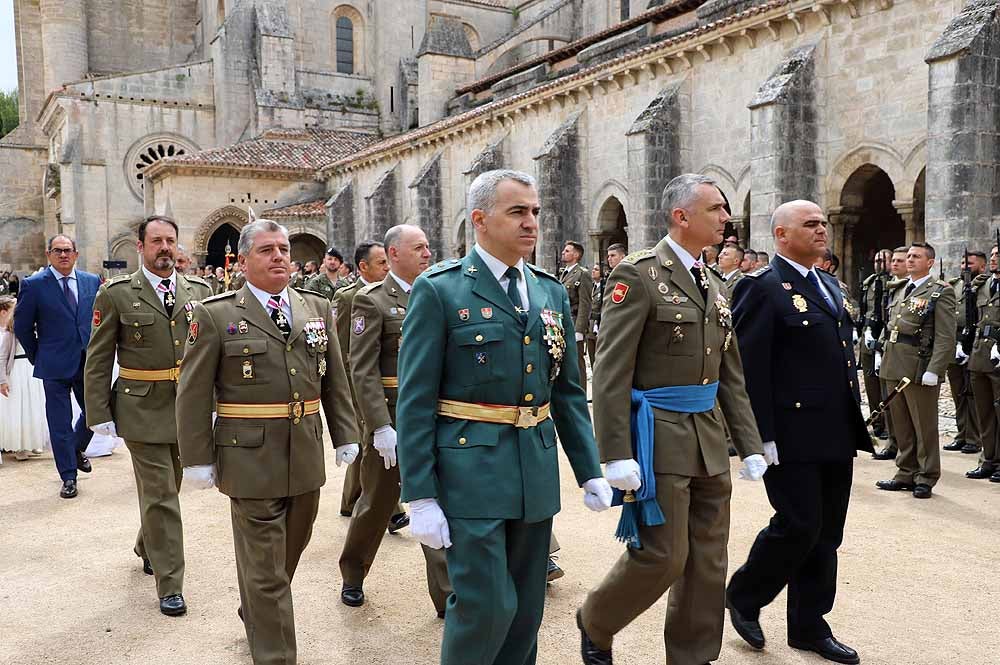 El Monasterio Real de las Huelgas ha acogido, un año más, la celebración del Curpillos, con procesión por las calles del barrio con el pendón de las Navas de Tolosa