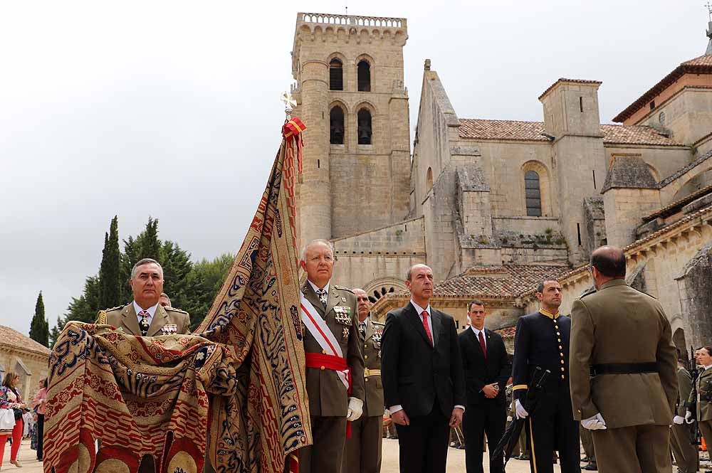 El Monasterio Real de las Huelgas ha acogido, un año más, la celebración del Curpillos, con procesión por las calles del barrio con el pendón de las Navas de Tolosa