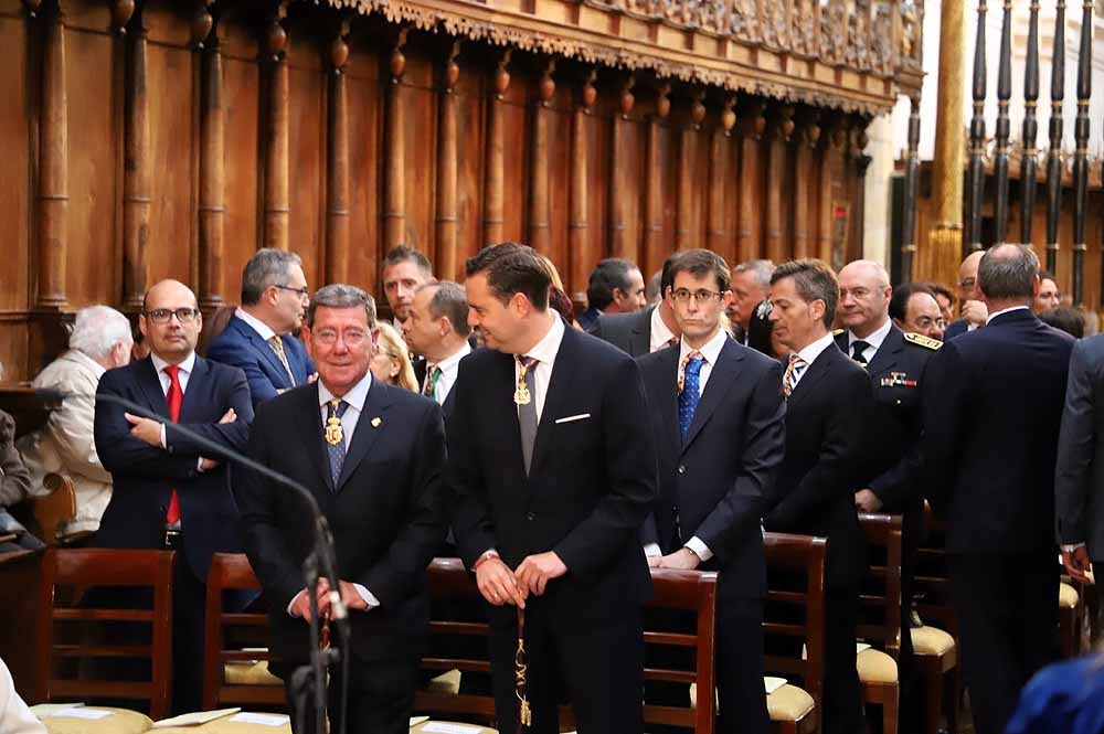 El Monasterio Real de las Huelgas ha acogido, un año más, la celebración del Curpillos, con procesión por las calles del barrio con el pendón de las Navas de Tolosa