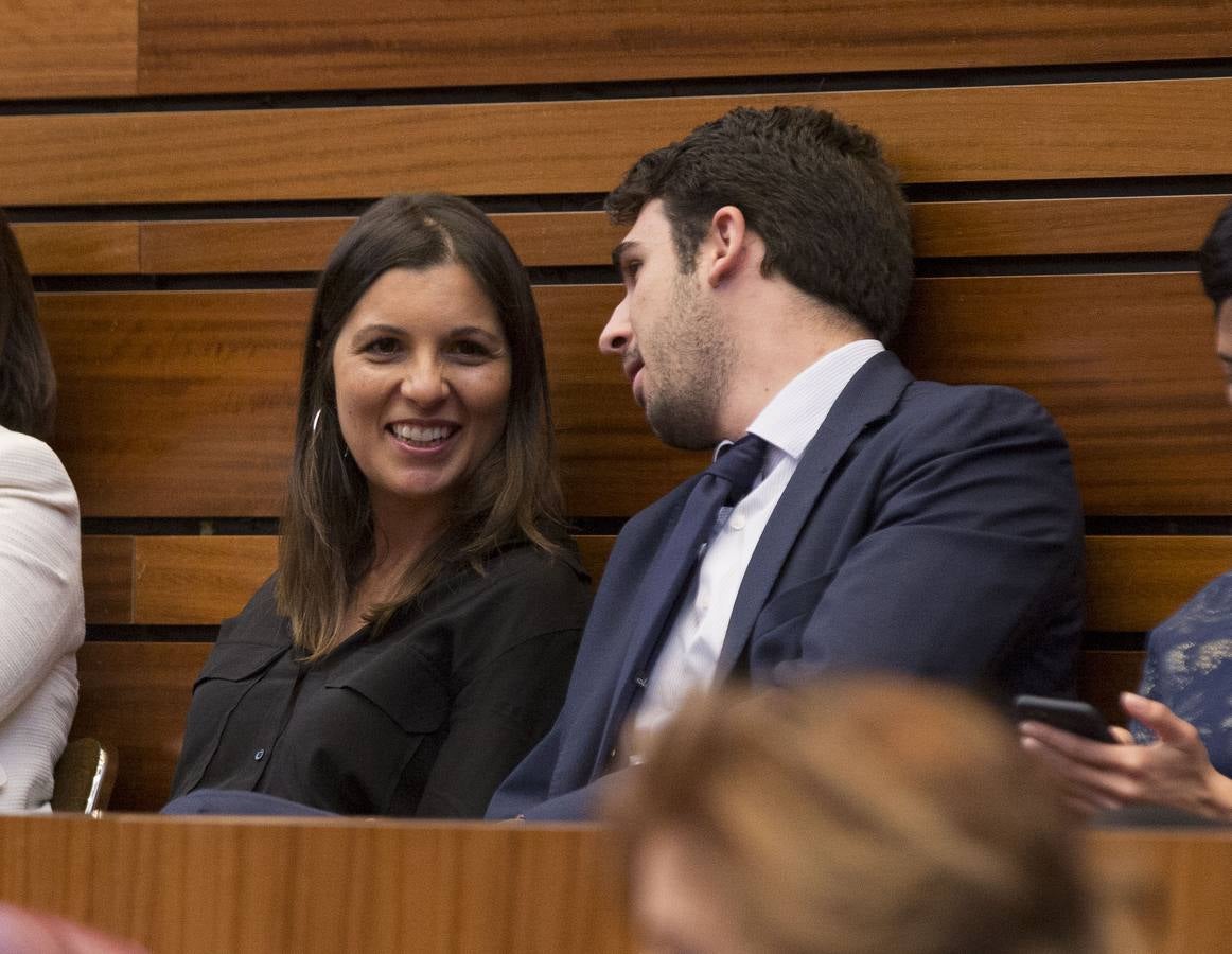 Los diputados de Ciudadanos Soraya Mayo y Manuel Hernández. 