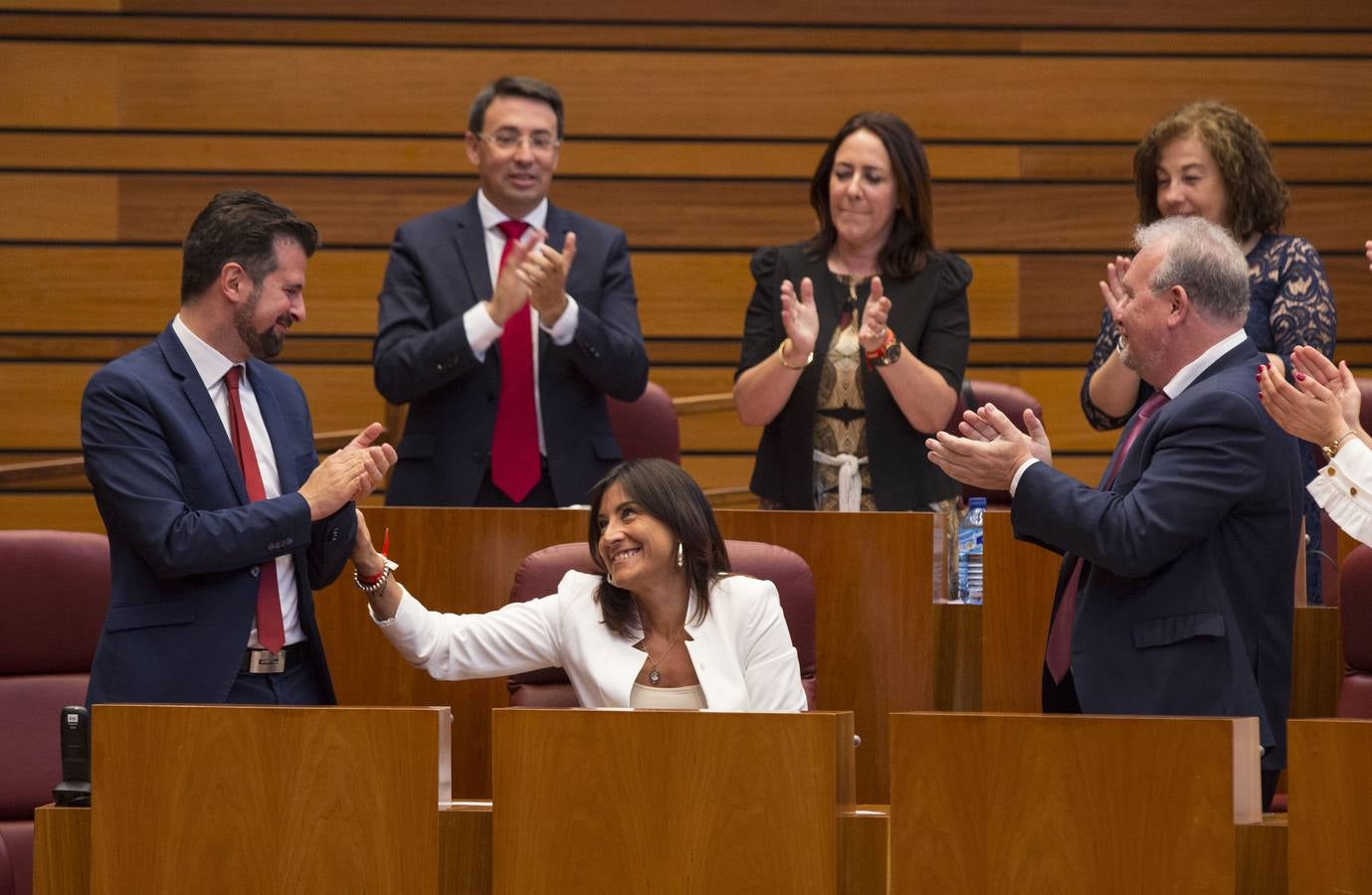 Fotos: Así ha vivido Luis Tudanca la sesión constitutiva de la X Legislatura de las Cortes de Castilla y León