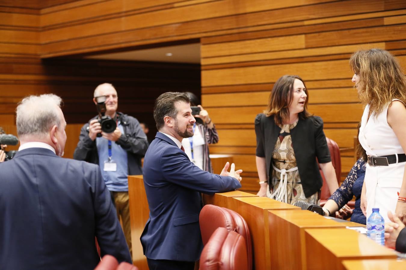 Fotos: Así ha vivido Luis Tudanca la sesión constitutiva de la X Legislatura de las Cortes de Castilla y León