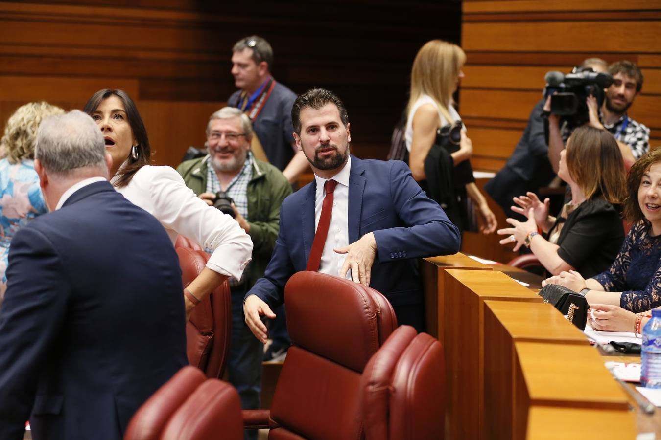 Fotos: Así ha vivido Luis Tudanca la sesión constitutiva de la X Legislatura de las Cortes de Castilla y León