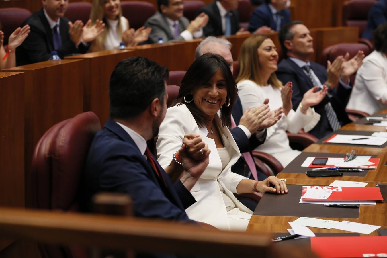 Fotos: Así ha vivido Luis Tudanca la sesión constitutiva de la X Legislatura de las Cortes de Castilla y León