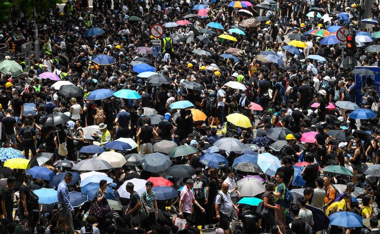 Nuevas protestas en Hong Kong por la anulación de la ley de extradición a China