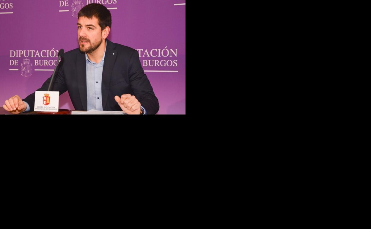 David Jurado, candidato socialista a la presidencia de la Diputación de Burgos. 